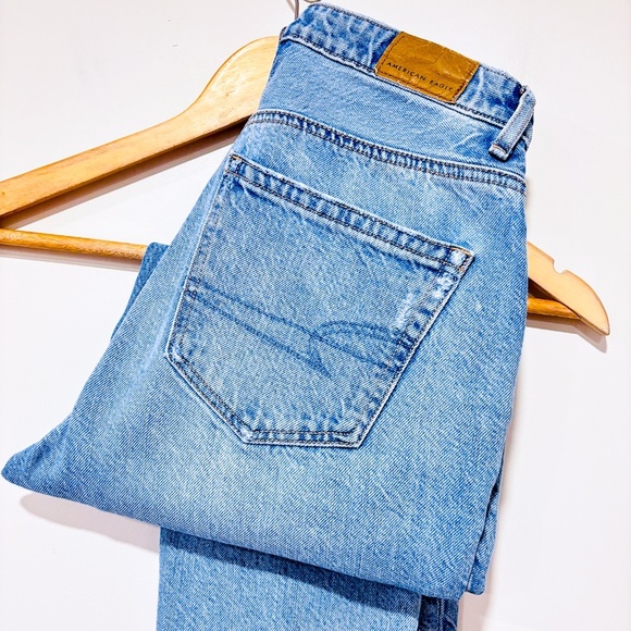 AMERICAN EAGLE Light blue cropped jeans - Picture 10 of 10